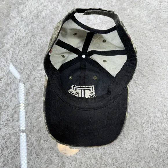 Texas A&M Aggies Hat Cap Strap Back Camo College Football Mens Mossy Oak Hunting - Picture 9 of 12